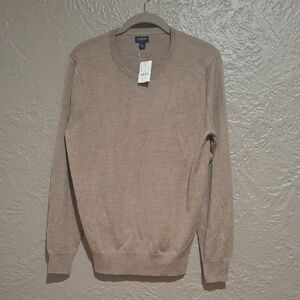 J. Crew Factory Men's Tan Crewneck Sweater Size S